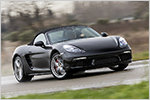 Erste Mitfahrt im Porsche 718 Boxster und Boxster S mit technischen...