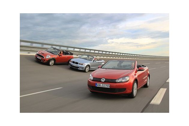 Bmw 1er Cabrio Oder Golf Cabrio bmw 1er mini cooper s vw golf kompakte cabrios im Bmw 1er Cabrio Oder Golf Cabrio bmw 1er mini cooper s vw golf kompakte cabrios im