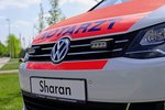 Weltpremiere: Sharan und Passat Variant als Notarzt-Fahrzeuge