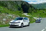 Silvretta E-Auto Rallye: Zwei Golf Blue-e-Motion fahren aufs Podium