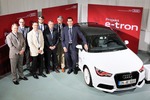 Audi übergibt fünf A1 e-tron an die N-ERGIE in Nürnberg