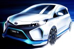 IAA 2013: Bei Toyota feiert das Yaris Hybrid R-Konzept Weltpremiere