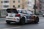 VW Polo WRC in Düsseldorf: Im Rallye-Auto durch die City