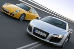 Porsche Carrera 4S & Audi R8: Fanale Grande
