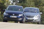 Opel und VW: Zwei CO2-Sparversionen im Fahrbericht