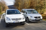 Nissan Qashqai, VW Touran: Zwei Siebensitzer im Vergleich