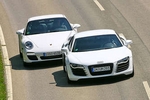 Carrera S vs. R8: Weiß der Teufel