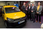 Abt VW Elektro Caddy - Hoch auf dem gelben E-Mobil