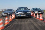 E-Klasse gegen Audi A6 und 5er BMW: Mercedes hat die Nase vorn