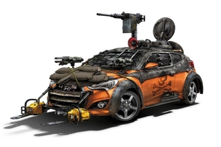 Hyundai Veloster Zombie Survival Machine - Kettensägen gegen die A...