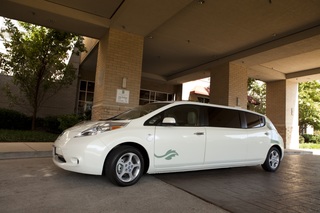 Elektro-Luxus - Nissan Leaf als Stretch-Limo
