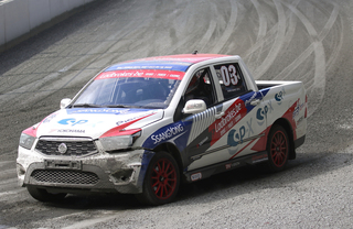 Rallyecross im Ssangyong Actyon - Glücklich im Dreck