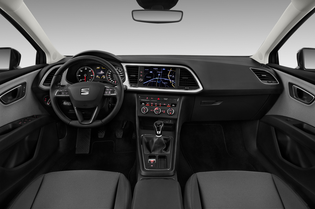 Schaltknauf Für Seat Leon 5 Türen 2012-2020 - ABS Mit PU-Leder