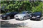 Vergleichtstest: VW Golf GTI Edition 30, Seat Leon Cupra, Ford Focu...