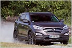 Hyundai Santa Fe im Test: Herausforderer mit Technikdefizit