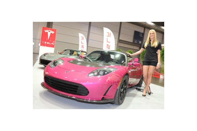 AMI 2012: Tesla Roadster live erleben