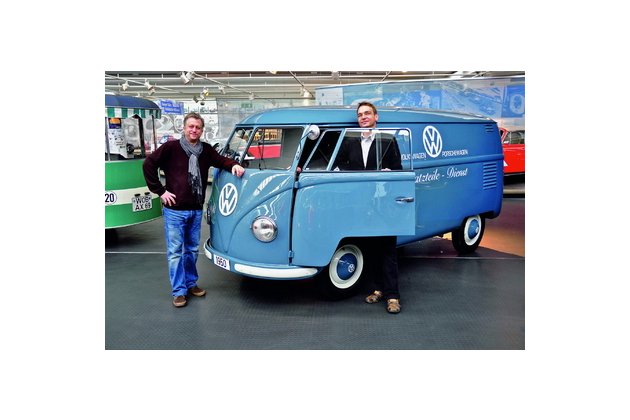 Seltene Leihgabe für VW-AutoMuseum: Ein 1950er-T1-Kastenwagen