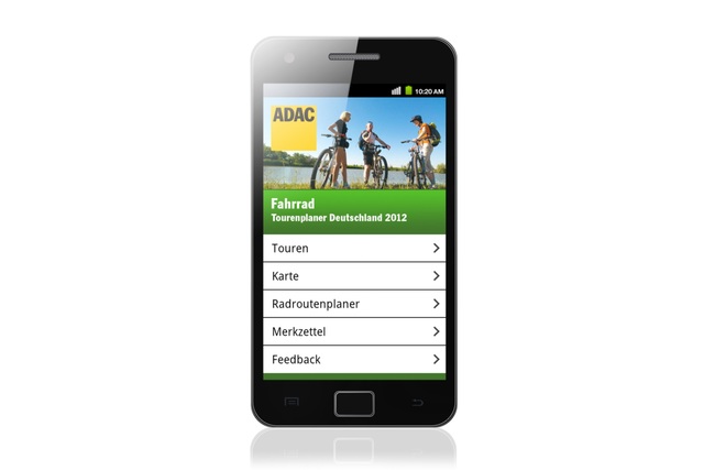 ADAC FahrradTourenplaner App für Deutschland