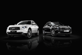 Infiniti-Sondermodell Black and White Edition - Schwarz-Weiß-Malerei