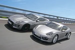 Jaguar F-Type 3.0 V6 Coupé und Porsche Cayman S: Zwei Sportskanonen...