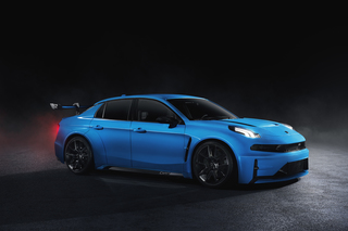 Lynk & Co 03 Cyan Concept - Blauer Potenz-Protz