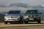 Mercedes ML vs. BMW X5: Dampfes Lust