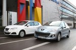 Peugeot 207 und Seat Ibiza: Zwei sparsame Kleinwagen im Wettstreit