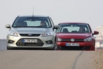 Ford Focus und VW Golf: Zwei kompakte Spritsparer im Vergleichstest