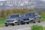 Jaguar XE und Mercedes C-Klasse im Test: Wie schlägt sich der neue ...