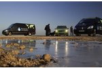 Mercedes Sprinter und Viano unterstützen B-Klasse F-Cell bei Welttour
