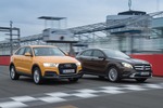 Audi Q3 und Mercedes GLA 220 Vergleichstest: Kompakt-SUV zuhause au...