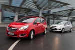 Ford C-Max 2.0 TDCi und Opel Meriva 1.6 CDTI: Zwei Kompaktvans im F...