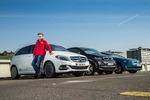 Mercedes B-Klasse ED, BMW i3, VW e-Golf im Test: Wer baut das beste...