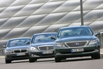 S-Klasse, 7er und Lexus LS