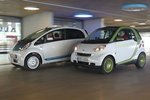 i-MiEV gegen Fortwo ED: Zwei Elektro-Kleinwagen messen sich