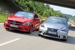 Mercedes CLA 250 und Lexus IS 300h im Fahrbericht: Limousinen mal a...