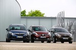 Kia Carens, Opel Zafira Tourer, Renault Grand Scénic: Korea-Van geg...