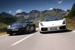 Porsche & Lambo: Zum Himmel schreiend