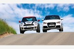 Audi A1 Quattro und Mini JCW: Kampf auf dem Zwergengipfel