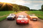 Alfa Spider, Mazda MX-5 und MGB: Willkommen im Roadster-Club unter ...