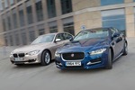Jaguar XE 20d und BMW 320d Test: Erster Vergleich der Premium-Limou...