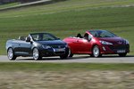 Peugeot 308 CC, VW Eos: Aufeinandertreffen der Klappdachcabrios