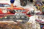 Malen mit Modellautos: Nissan Juke von Ian Cook
