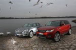 BMW X5 xDrive 30d und Range Rover Sport SDV6: Schwergewichtige Dies...