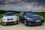 BMW M5 & Alpina B5: Pferde-Rennen