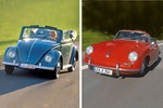 Porsche 356 & VW Käfer Cabrio im Vergleich: Günstige Porsche-35...