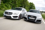 Audi RS3 und Mercedes CLA 45 AMG Test: Überlegene Performance, knap...