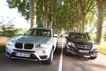 Vergleichstest BMW X3 20d vs. Mercedes GLK 250: SUV im Diesel-Duell