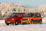 Suzuki Jimny und Fiat Panda Cross