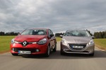 Peugeot 208 und Renault Clio im Fahrbericht: Französische Kleinwage...